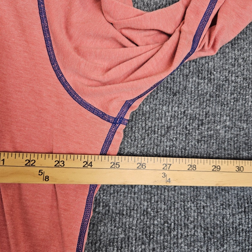 Orvis Pullover Hoodie Men's XXL Salmon Pink Lightweight Long Sleeve - Picture 3 of 6